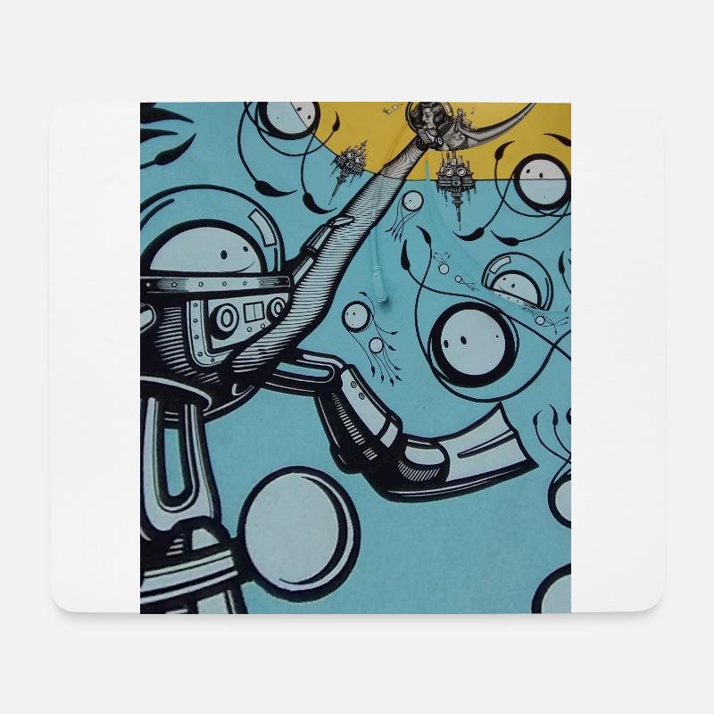 nautic_sun - Mousepad (Querformat) - Weiß