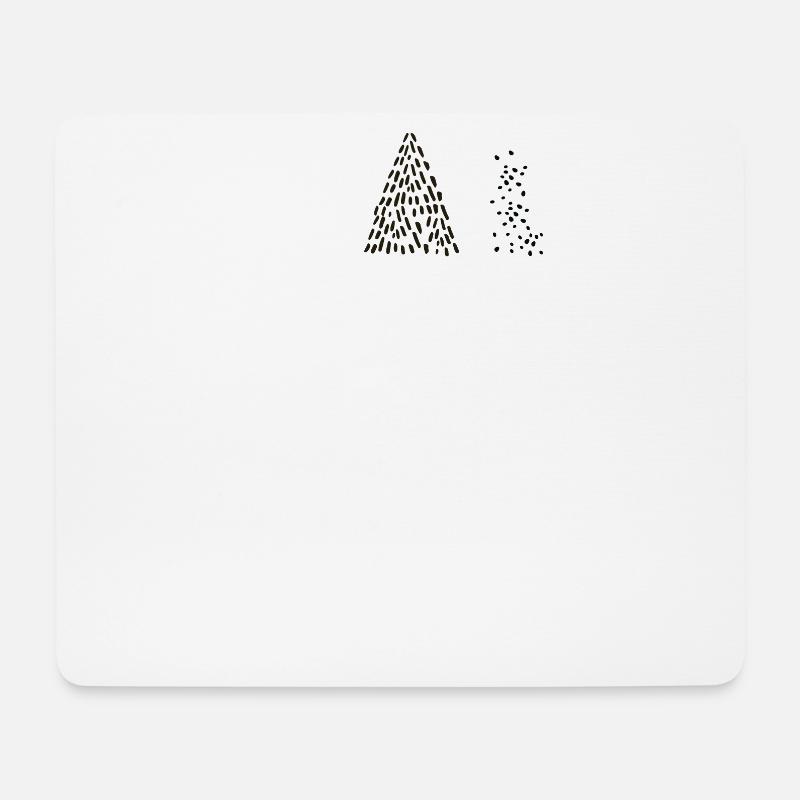 Merry Christmas Weihnachten Tannenbaum Advent - Mousepad (Querformat) - Weiß