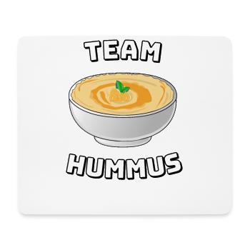 Équipe Hummus Funny Vegan Vegan Falafel - Tapis de souris (format paysage) - blanc - Devant