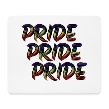 Pride Love Gay Queer Gay Sexualité bi - Tapis de souris (format paysage) - blanc - Devant