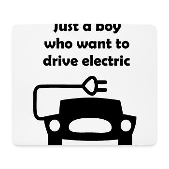 The electric cars - Mouse Pad (horizontal) - white - Front