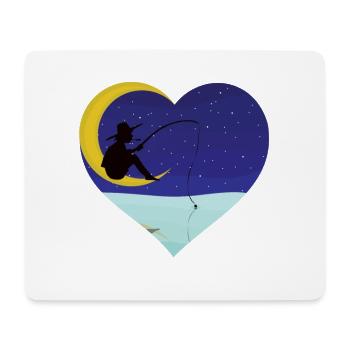 Dreamin' Fisherman - Mousepad (Querformat) - Weiß - Vorne