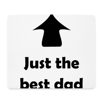 Simply the best father - Mouse Pad (horizontal) - white - Front