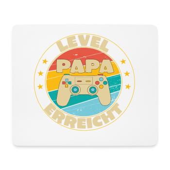 Papa Gamer - Mousepad (Querformat) - Weiß - Vorne
