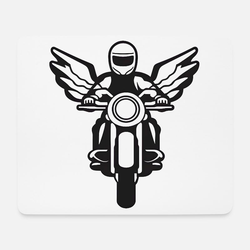 Himmlische Fahrt - Mousepad (Querformat) - Weiß