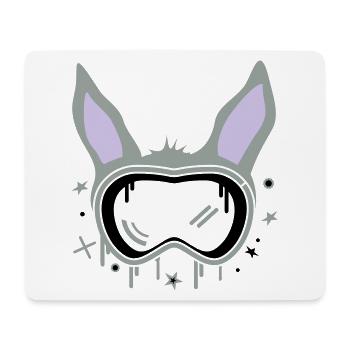 Ski Bunny - Mouse Pad (horizontal) - white - Front