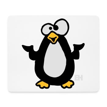 Cute Penguin Illustration for Apparel - Mouse Pad (horizontal) - white - Front