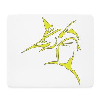 Schwertfisch, Marlin, - Mousepad (Querformat) - Weiß - Vorne