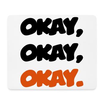 Ok - Mouse Pad (horizontal) - white - Front