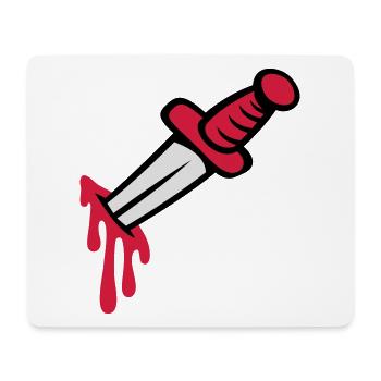 mes_vector - Tapis de souris (format paysage) - blanc - Devant
