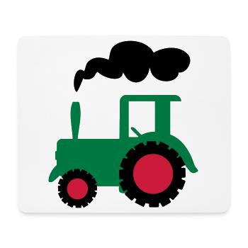 traktor trecker landwirtschaft - Mousepad (Querformat) - Weiß - Vorne