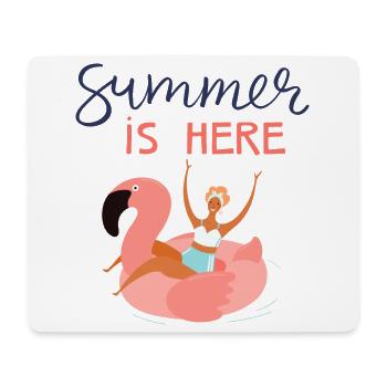 summer is here - Mouse Pad (horizontal) - white - Front