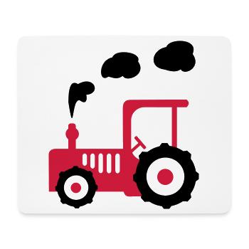 traktor landwirtschaft - Mousepad (Querformat) - Weiß - Vorne
