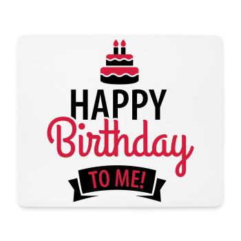 Happy birthday to me! - Tapis de souris (format paysage) - blanc - Devant