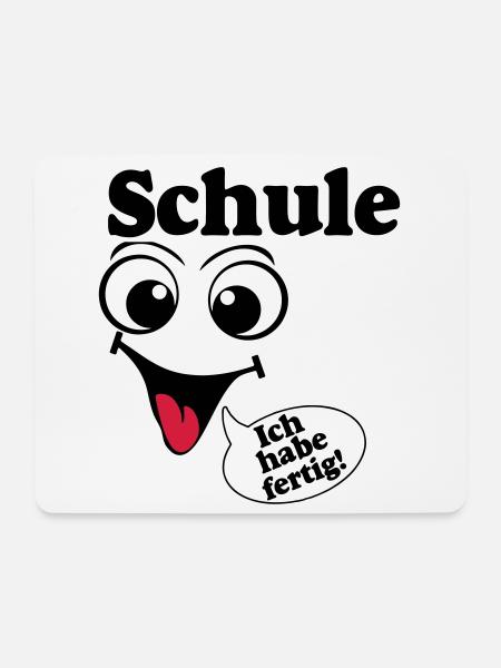 Abschluß , Schule ich habe fertig (25) - Mousepad (Querformat) - Weiß