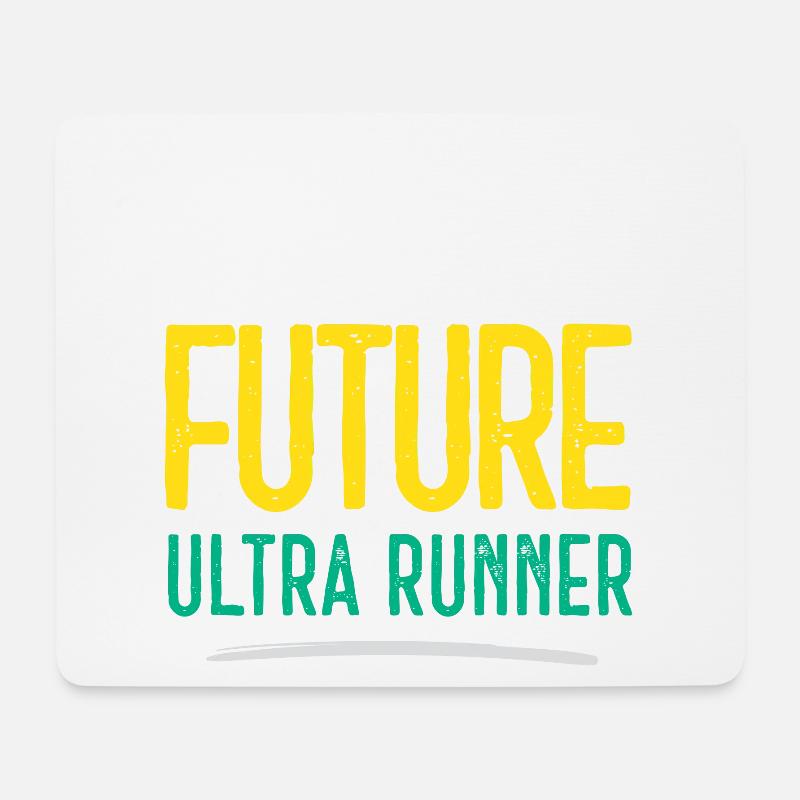 Futur Ultra Runner - Tapis de souris (format paysage) - blanc