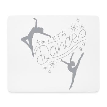 Let's Dance - Dancing T-Shirt - Mousepad (Querformat) - Weiß - Vorne