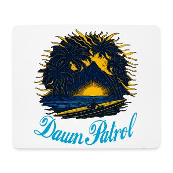 Dawn Patrol Palms Sunset - Mousepad (Querformat) - Weiß - Vorne