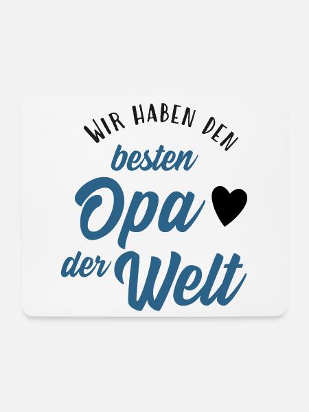 Wir haben den besten Opa der Welt - Mousepad (Querformat) - Weiß