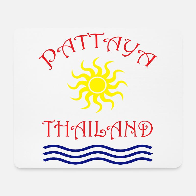 PATTAYA, THAILAND - Mousepad (Querformat) - Weiß