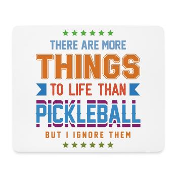 Pickleball - Mouse Pad (horizontal) - white - Front