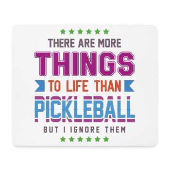 Pickleball - Mouse Pad (horizontal) - white - Front