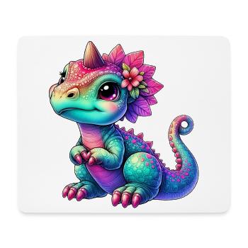 Dinosaur - Mouse Pad (horizontal) - white - Front