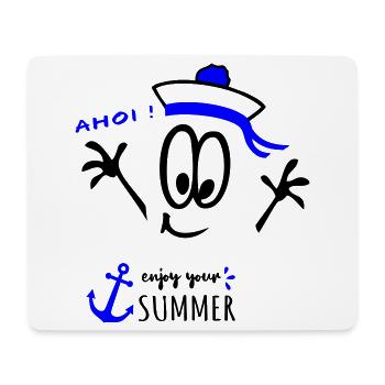 Matrose Ahoi - Mousepad (Querformat) - Weiß - Vorne
