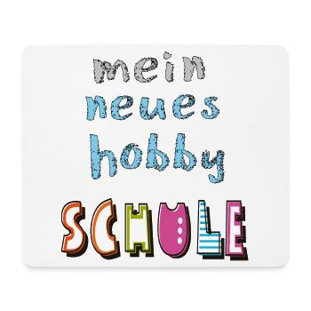 Écolier Enfant - Tapis de souris (format paysage) - blanc - Devant