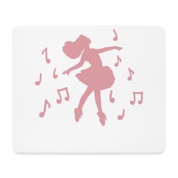 Ballett Tanzen Ballerina - Mousepad (Querformat) - Weiß - Vorne