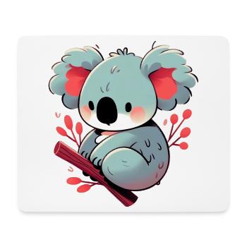 Koala - Mousepad (Querformat) - Weiß - Vorne