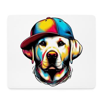 Hund - Mousepad (Querformat) - Weiß - Vorne