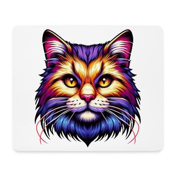 Chat - Tapis de souris (format paysage) - blanc - Devant