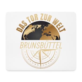 Das Tor zur Welt - Brunsbüttel - Mousepad (Querformat) - Weiß - Vorne