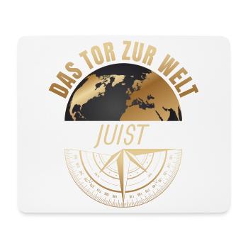 Das Tor zur Welt - Juist - Mousepad (Querformat) - Weiß - Vorne