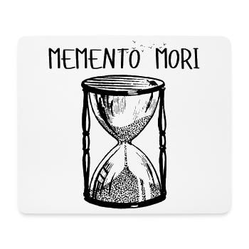 Memento Mori (sablier) - Tapis de souris (format paysage) - blanc - Devant