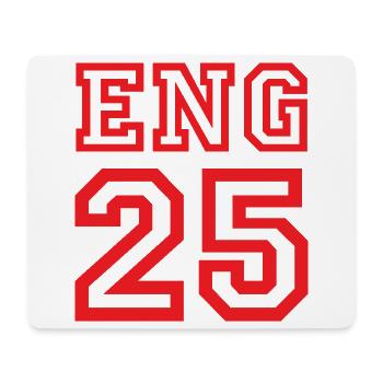 ENGLAND 2025 - Mouse Pad (horizontal) - white - Front