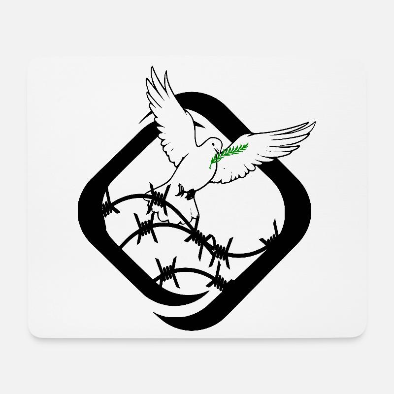 Doves - Mouse Pad (horizontal) - white