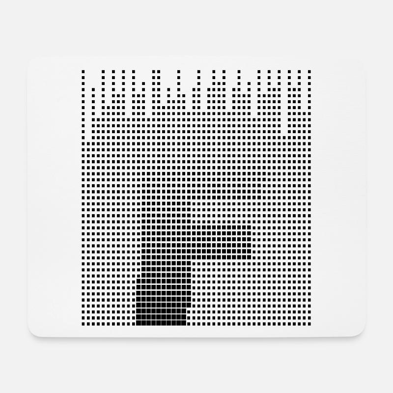 Letter F, Name, der Buchstabe F - Mousepad (Querformat) - Weiß