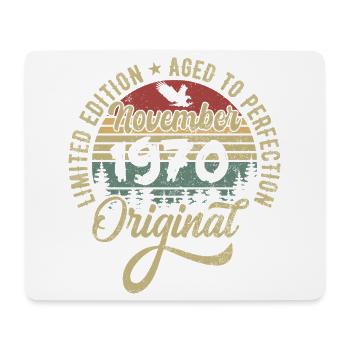 November 1970 Geschenk zum Jahrestag November 1970 - Mousepad (Querformat) - Weiß - Vorne