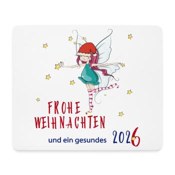 Merry Christmas - Mouse Pad (horizontal) - white - Front