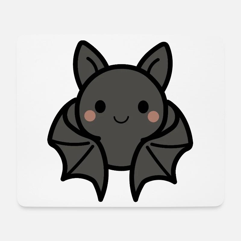 Cute Bat - Mouse Pad (horizontal) - white
