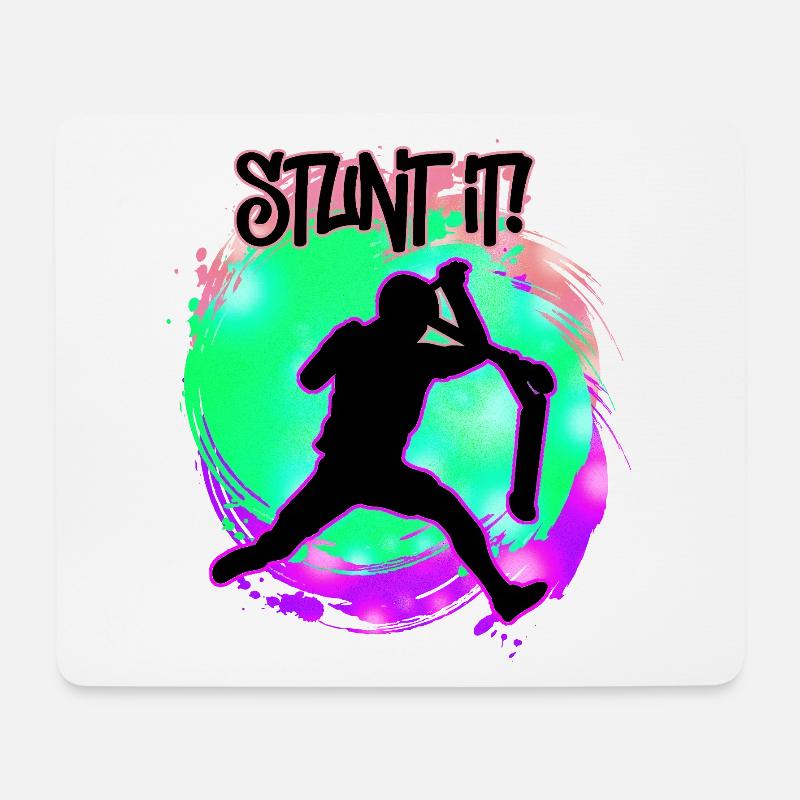 Scooter - Stunt it - Mousepad (Querformat) - Weiß