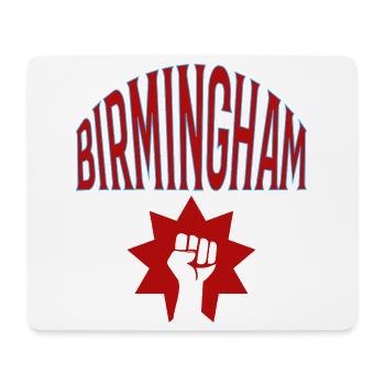 Birmingham - Mousepad (Querformat) - Weiß - Vorne