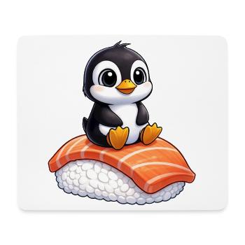 Pinguine Sushi Japanisches Essen Roher Fisch - Mousepad (Querformat) - Weiß - Vorne