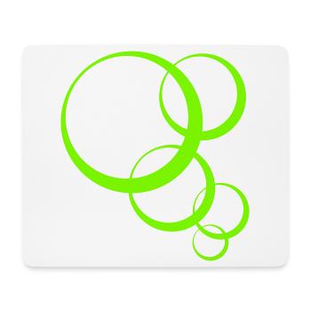 Bubbles - Mouse Pad (horizontal) - white - Front