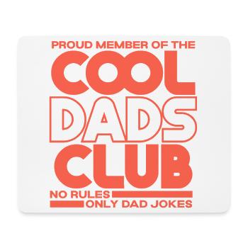 Dad Gift Father's Day - Cool Dads Club - Mouse Pad (horizontal) - white - Front