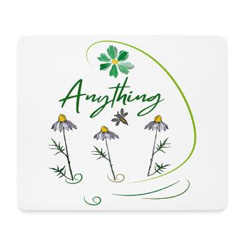 Anything  - Mousepad (Querformat) - Weiß - Vorne