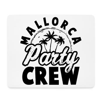 Malle 2026 Mallorca Party Crew - Mousepad (Querformat) - Weiß - Vorne