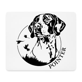 Pointer Portrait Hunde Jagdhunde Jagdhund Wilsigns - Mousepad (Querformat) - Weiß - Vorne
